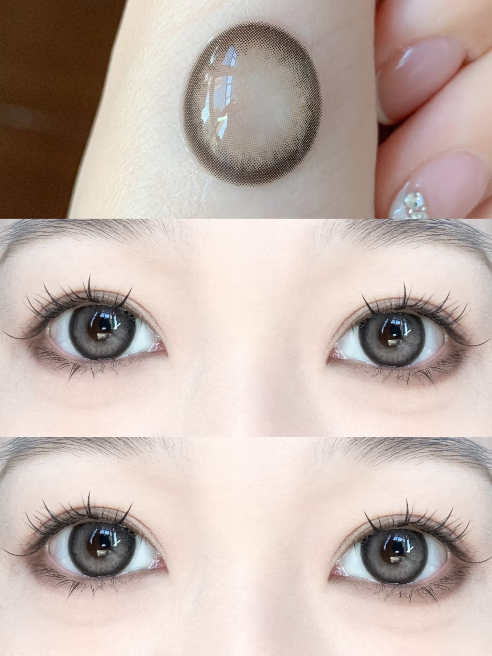 TOASTNOMI 年抛隐形眼镜 金妮冷棕 14.5mm 1副/2片 左右度数可不同-VVCON美瞳商城10