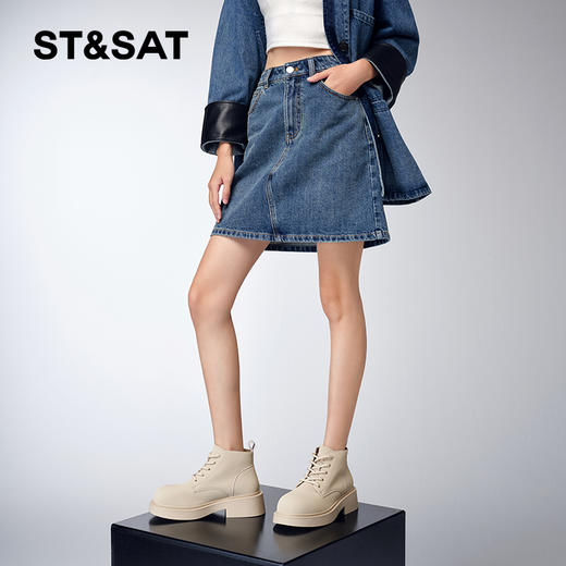 星期六潮酷厚底马丁靴SS34116394 商品图2