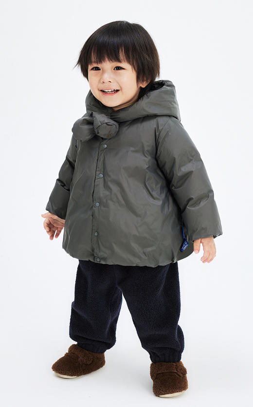 jnby  23年冬款  中长款羽绒服 YNAC10820 商品图5