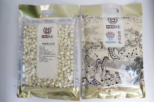 清新龙颈禾健源出品 特级通心白莲 商品图0