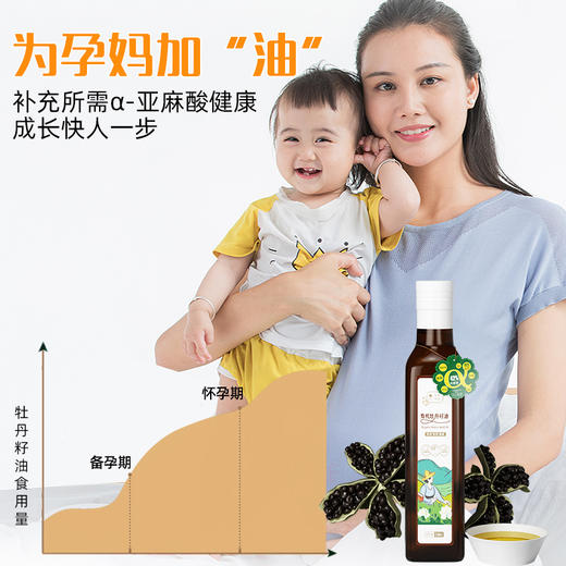 【包邮到家｜智健源-有机牡丹籽油】含有42％以上α亚麻酸，92％以上不饱和脂肪酸。一级纯净油，无添加、无调和 ｜ α亚麻酸在体内转化为DHA、EPA，促进视力和大脑发育  如风生活特惠 商品图3