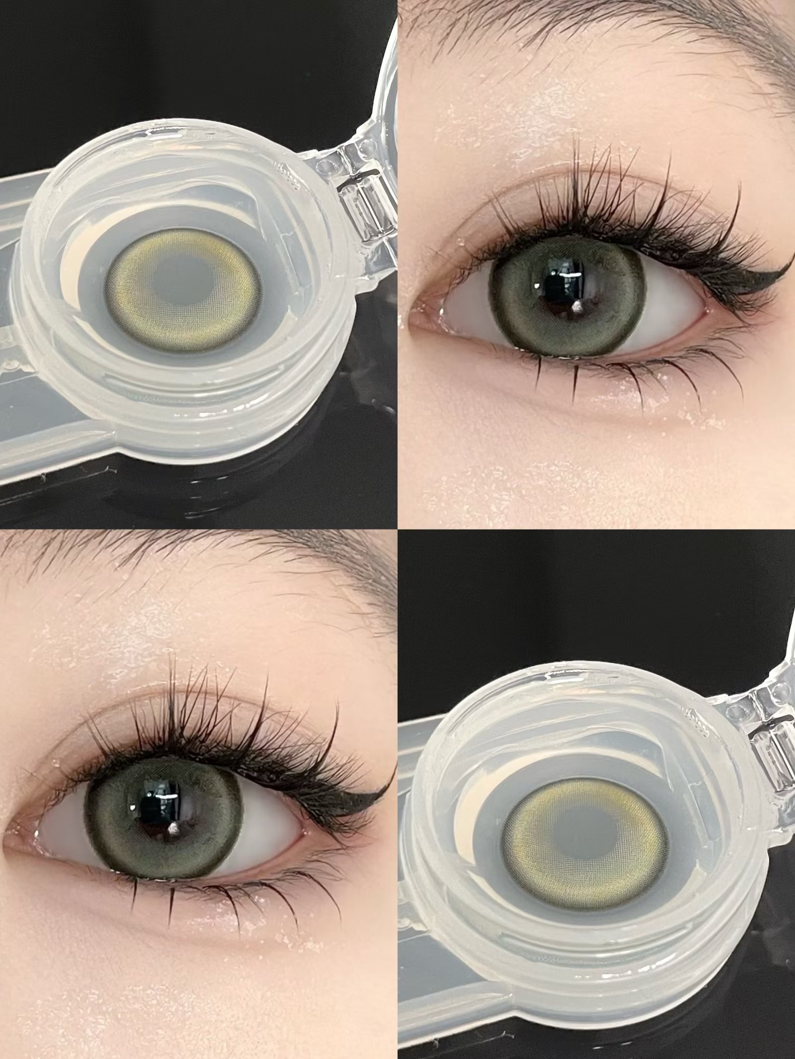 TOASTNOMI 年抛隐形眼镜 糖果玻璃·薄荷 14.2mm 1副/2片 左右度数可不同-VVCON美瞳商城11