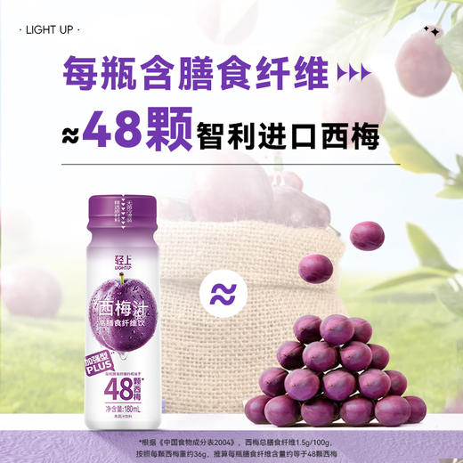 轻上西梅汁PLUS加强版 180ml*6瓶 商品图5