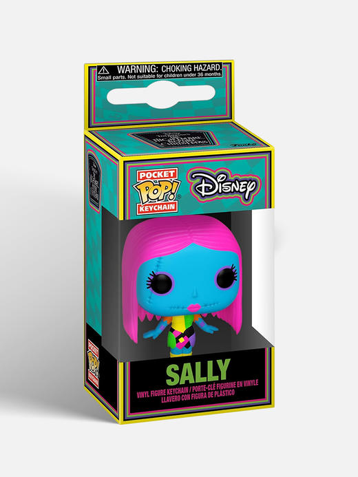 Funko POP! Keychain Sally动画迪士尼圣诞夜惊魂莎莉荧光款钥匙扣 63968 商品图4