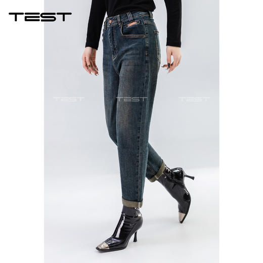 冬上新时尚宽松舒适显瘦牛仔裤3234033 商品图1