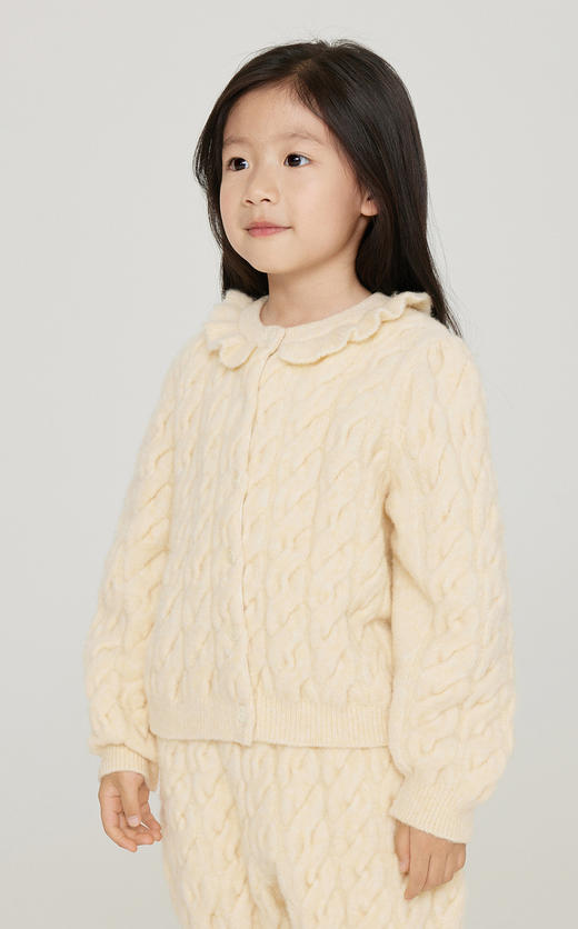 jnby  23年冬款  短款开襟毛衫 1NA310290 商品图3