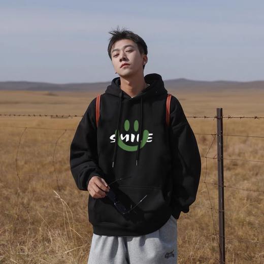 【YW】无忧购秋冬02系列320g连帽情侣潮流印花图案休闲卫衣（截单后7天发货）25年清仓捡漏 商品图6