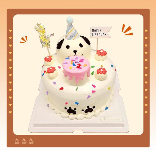 【鲜果蛋糕】可爱小狗 鲜果夹心蛋糕 商品图0