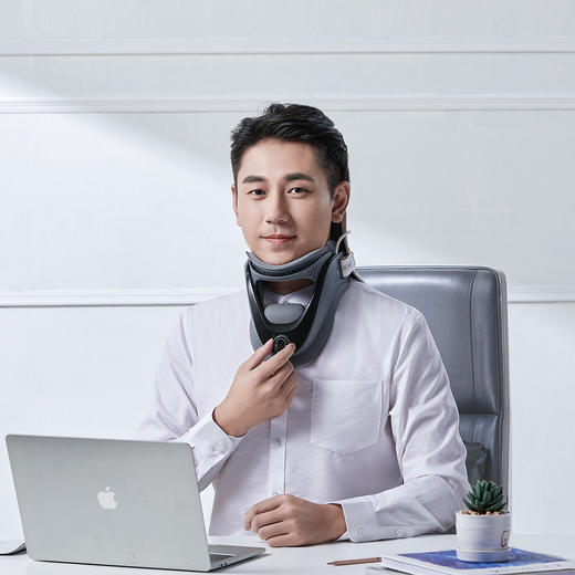 何浩明养护颈椎颈部固定器  缓解颈椎压力 商品图0