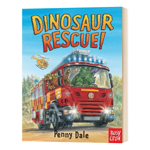 超级恐龙系列 恐龙救援队 英文原版绘本 Dinosaur Rescue 儿童英语启蒙图画书 纸板书 英文版进口原版书籍 商品图1