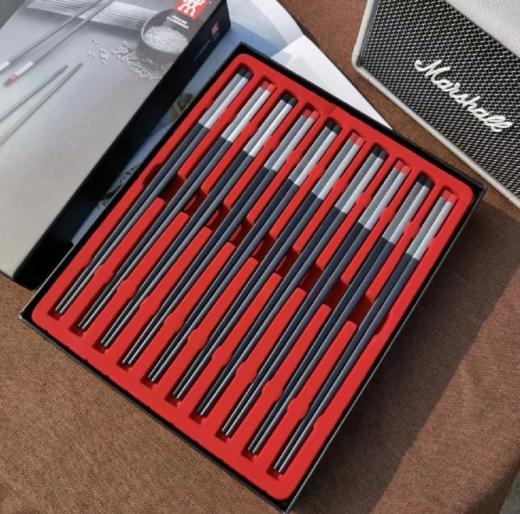 金飞舞黑身筷子高档家用 商品图0