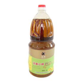 “羚牛”牌小榨浓香菜籽油2.5L/桶