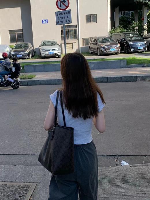 COACH/蔻驰City Tote托特经典老花购物袋 大容量单肩手提托特包焦糖色/奶茶色 商品图12