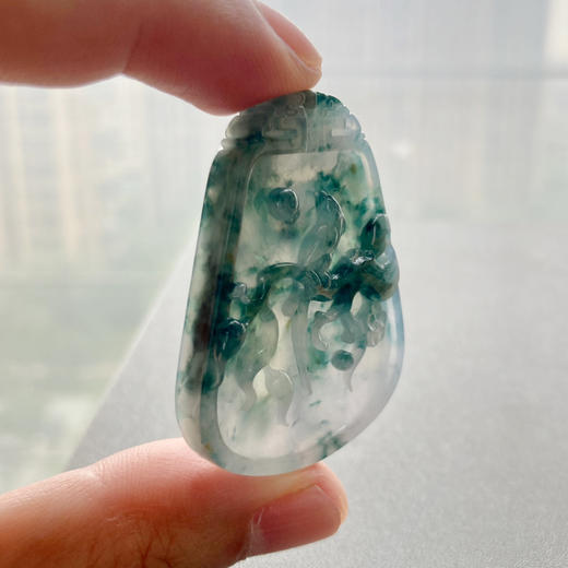 糯冰种紫罗兰飘花喜上梅梢 商品图8