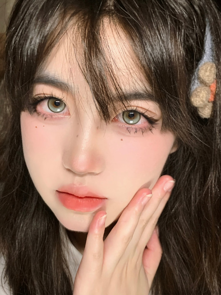 TOASTNOMI 年抛隐形眼镜 糖果玻璃·薄荷 14.2mm 1副/2片 左右度数可不同-VVCON美瞳商城35