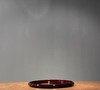 绘五彩花叶纹褐红漆茶盘，顺丰包邮 商品缩略图2