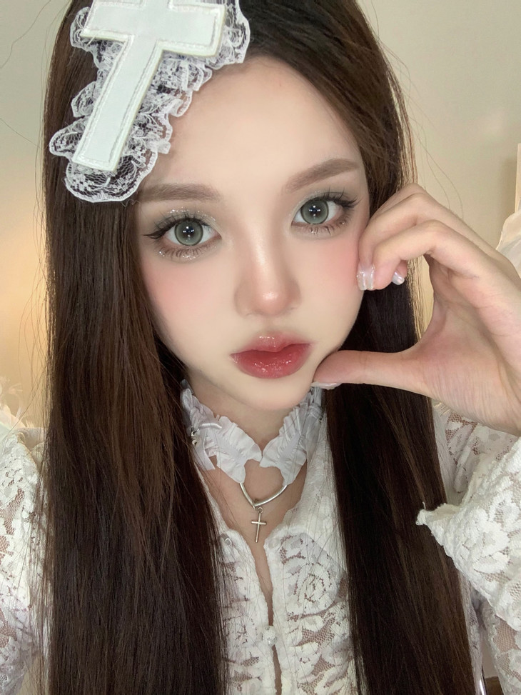 TOASTNOMI 年抛隐形眼镜 糖果玻璃·薄荷 14.2mm 1副/2片 左右度数可不同-VVCON美瞳商城22