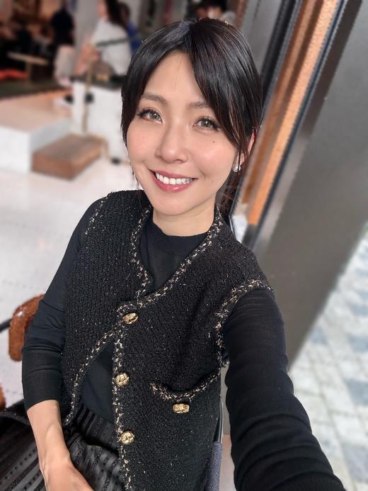 MAISON COVET 黑金粗花呢马夹 商品图3