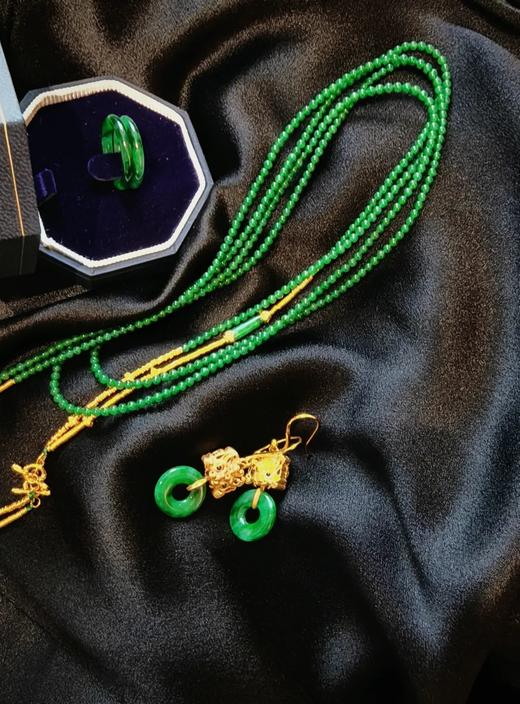 复古贵气老钱风｜绿珠子之美 商品图3