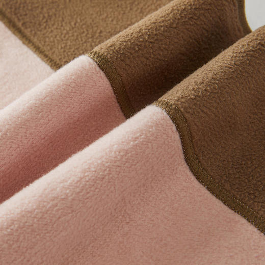 谜底拼色休闲裤女2023冬款时尚百搭宽松厚款直筒裤卫裤234MK1532 商品图3