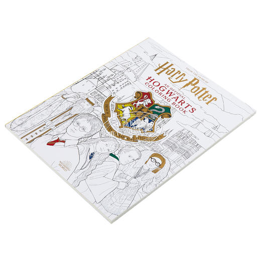 【中商原版】哈利波特官方填色书 霍格沃茨 Harry Potter Hogwarts: An Official Coloring Book 英文原版 Insight Editions 商品图1