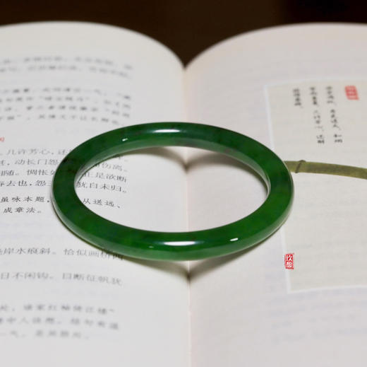 和田玉（碧玉）手镯-美人镯/直径6mm（手镯圈口请备注留言） 商品图0