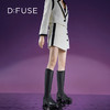 Dfuse迪芙斯2023冬季新款牛皮经典不对称骑士靴长靴女DF34117118 商品缩略图4