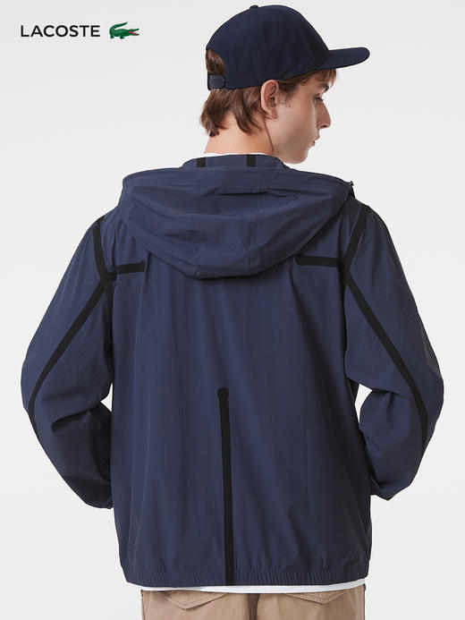 Lacoste法国鳄鱼男装新款时尚潮流拉链连帽夹克外套BH0120-10 商品图1