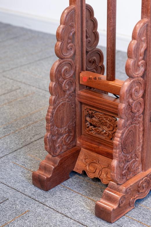 红桥红  家具严选  缅甸花梨（大果紫檀）【嘉木堂升降式灯台 宫灯】 商品图4