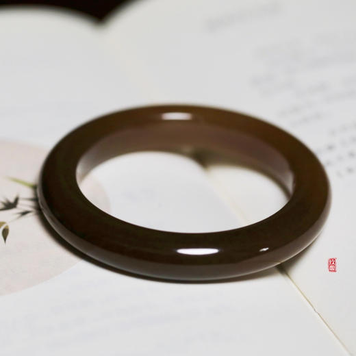 和田玉（糖玉）手镯--平安镯（圈口请备注留言） 商品图3