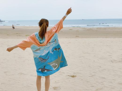 【装备】Oceanarium速干沙滩斗篷浴袍 换衣浴袍 商品图4