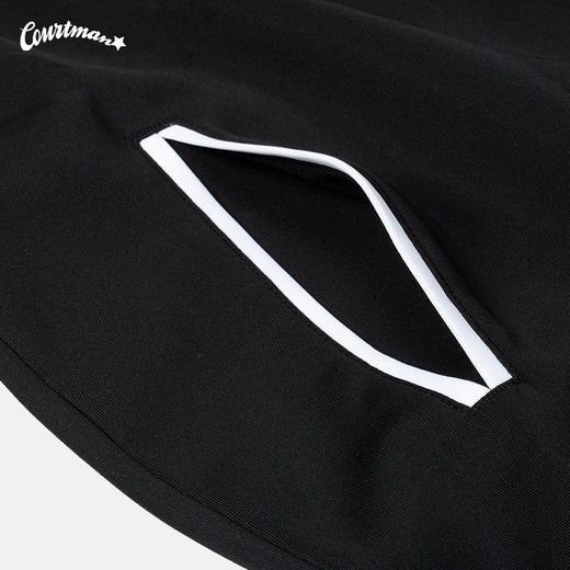 COURTMAN棒球服夹克秋冬新款美式复古潮上衣宽松高街休闲开衫外套 商品图5