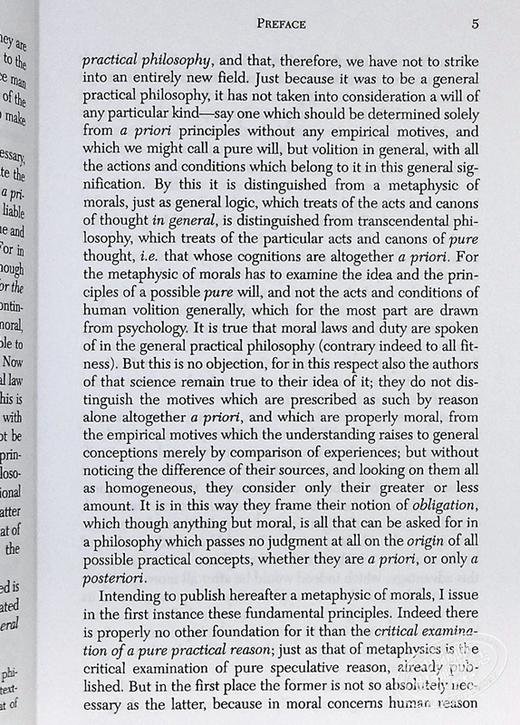 【中商原版】Dover康德哲学系列4本套  Immanuel Kant 英文原版 理性批判 形而上学 道德 商品图4