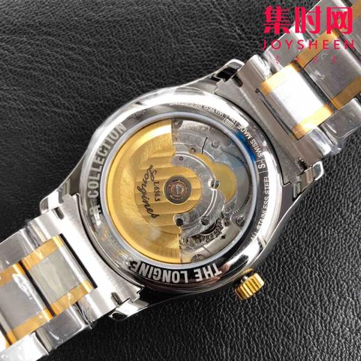 新升级版 浪琴v3名匠双历系列😎ི 间金数字面 经典爆款推荐，原装级蓝宝石镜面，表盘38.5mm 316L精钢表壳表带 ETA2836-2自动上链机械机芯 商品图8