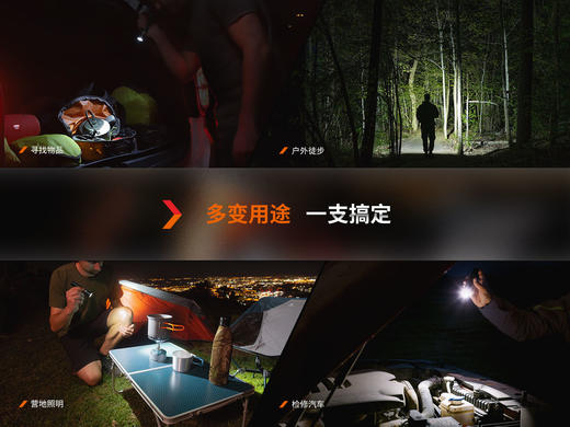 Fenix LD30R小巧便携式18650大泛光强光远射手电居家旅行18650电池 商品图9