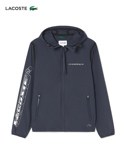 Lacoste法国鳄鱼男装新款时尚潮流拉链连帽夹克外套BH0120-10 商品图3