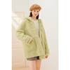 【严选】诗凡黎冬学院风牛角扣连帽外套SEA170131 商品缩略图1
