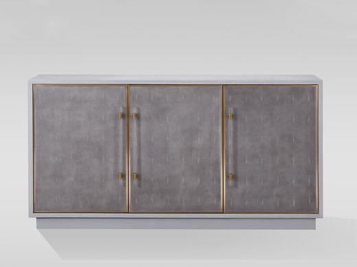 栖居简装饰柜不锈钢包边+板木[免费送装，偏远地区除外] 商品图1