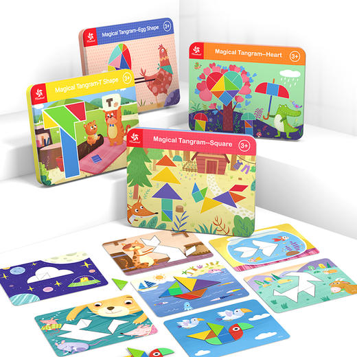 Pinwheel磁性七巧板智力拼图（3岁以上） 商品图1