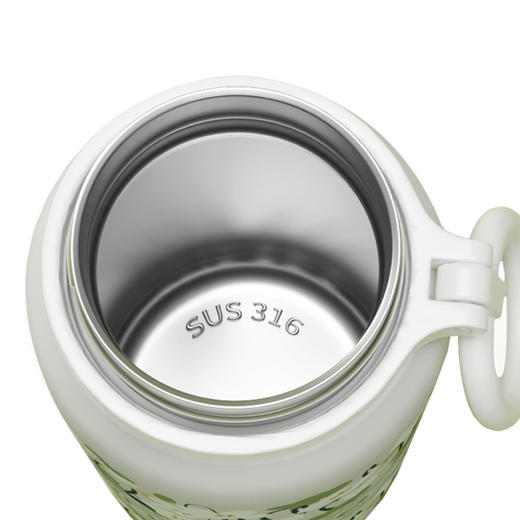 TD50204001 独角犀智能温显保温提手杯浅荷绿 商品图4