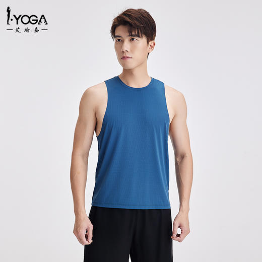 IYOGA运动健身休闲男无袖背心MB002 商品图3