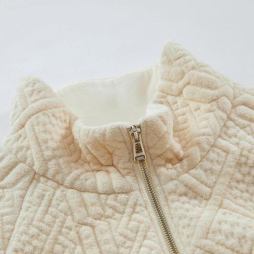 谜底立领短款羽绒服女2023冬新品时尚百搭宽松拼接鸭绒234MY1587 商品图3