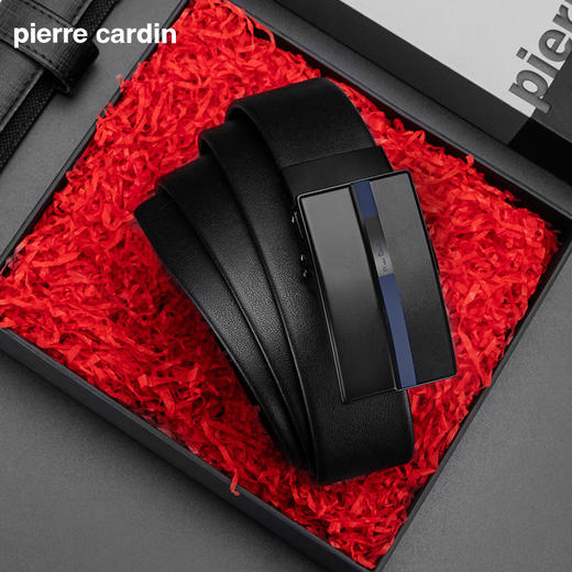 皮尔卡丹“职场精英”系列简约男士牛皮皮带腰带 商品图3