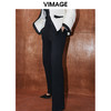 VIMAGE纬漫纪冬季新款显瘦显高百搭高腰裤子V2005622 商品缩略图2