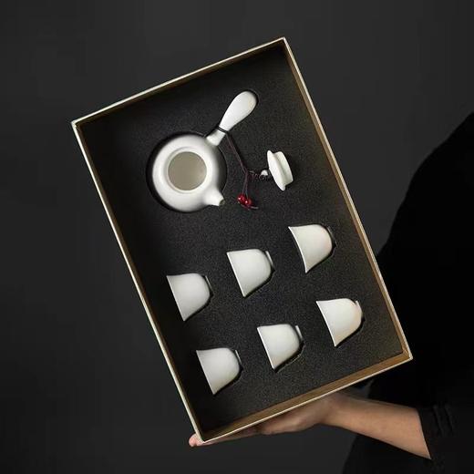 定窑侧把壶茶具套组 商品图2