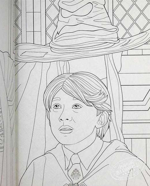 【中商原版】哈利波特官方填色书 霍格沃茨 Harry Potter Hogwarts: An Official Coloring Book 英文原版 Insight Editions 商品图6