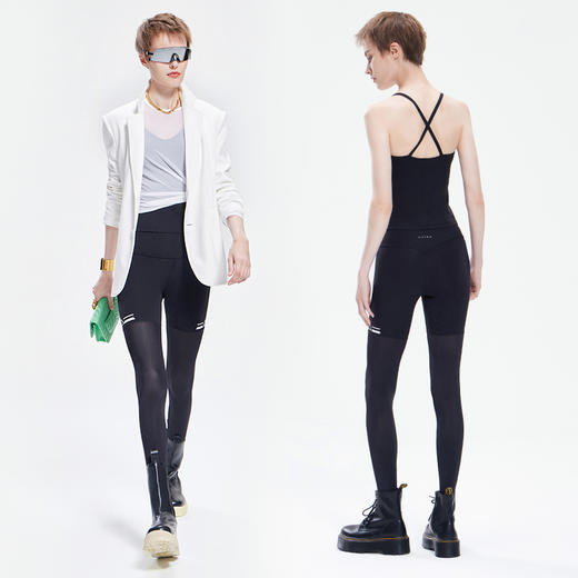 TITIKA ACTIVE瑜伽服运动瑜伽裤高腰健身吸湿排汗弹性踩脚裤so cool紧身裤 39P20840 商品图2