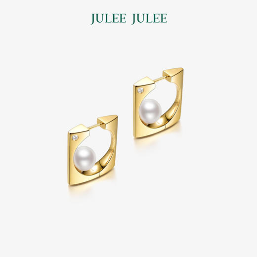 【方圆】JULEEJULEE茱俪  18K黄金珍珠吊坠戒指耳钉套装 商品图5
