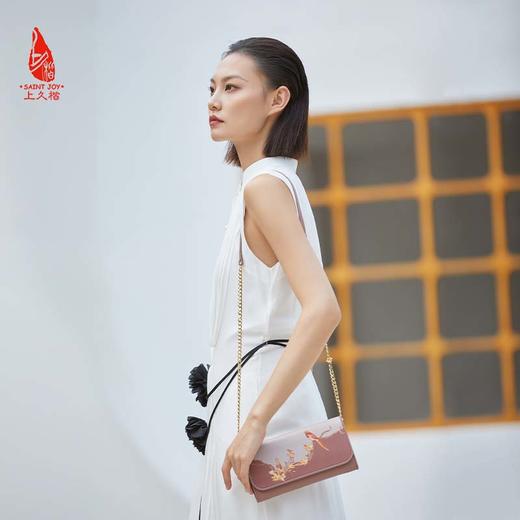 SAINTJOY/上久楷 宋锦晚宴包 手包  鹊上枝头 BWW22C0201 商品图7