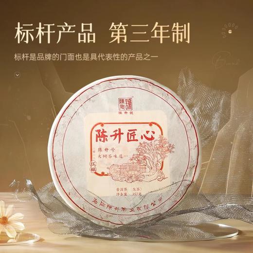 陈升号 2023年陈升匠心357g（生茶） 商品图1